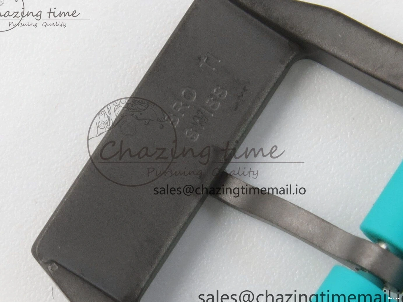 MIROTIME 0109 Pilot Mark XX BLSF 1:1 Best Edition Black Blue Dial on Blue Rubber Strap MIYOTA Sleek 6989